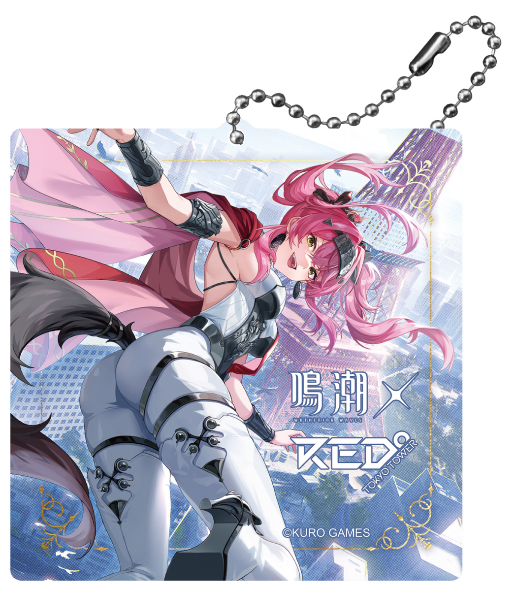鳴潮　カルテジア ルパ　アクリルキーホルダー　ボックス　RED　東京タワー 鳴潮 東京タワー RED コラボ アクリルキーホルダー 長離 鳴潮